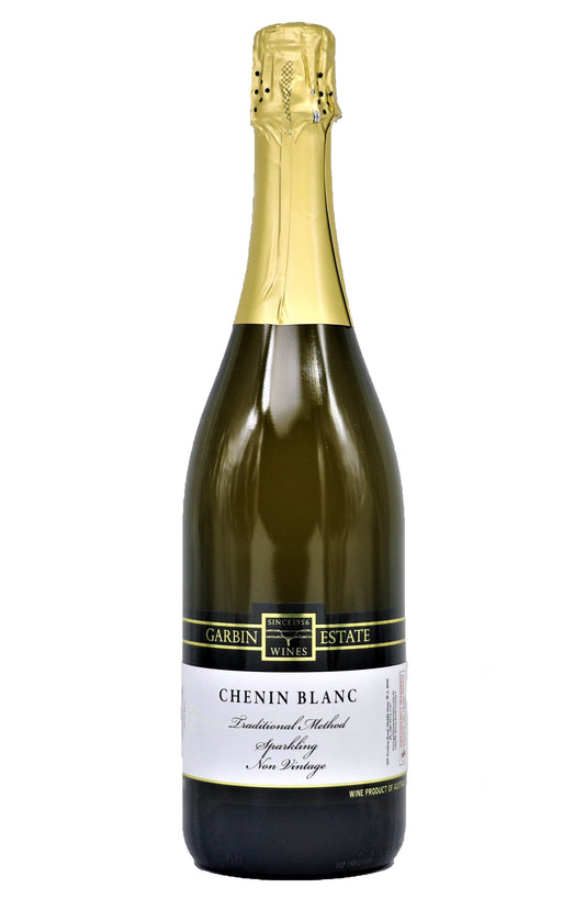 A bottle of Garbin Estate Wines Sparkling Chenin Blanc