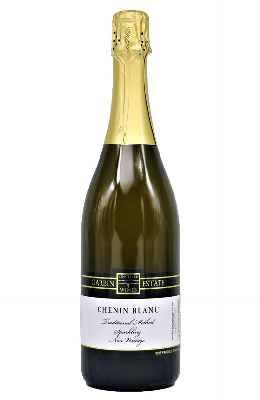 A bottle of Garbin Estate Wines Sparkling Chenin Blanc